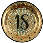 Golden Age Plate 18th Birthday