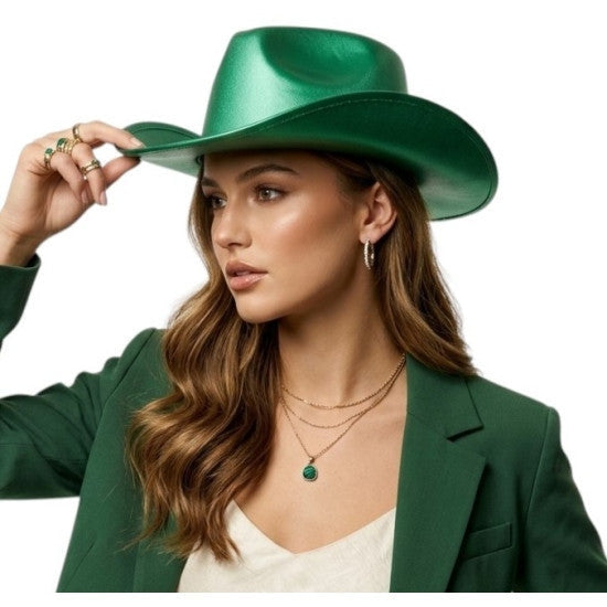 Green Cowboy Hat
