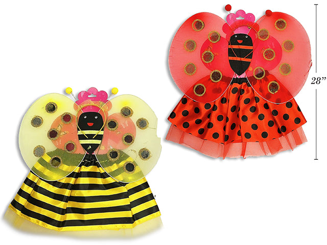 Children's Bee Costume Set, Includes Tutu, Wings & Headband