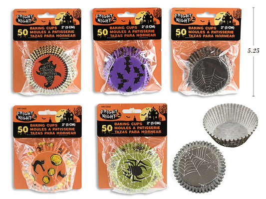 Halloween 2" Baking Cups, Set of 50