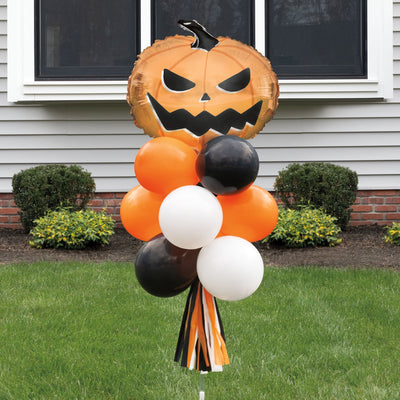 Halloween Foil and Latex Balloon Yard Sign Kit