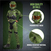 Halo Infinite Master Chief Costume, Kids Size Video Game Inspired Character Jumpsuit, Classic Child Size