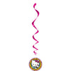 Hanging Swirl Decorations - Hello Kitty, 3 Count