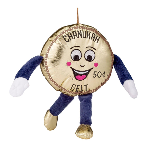 Hanukkah Plush Gelt Doll