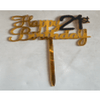 Happy 21st Birthday Cake Topper