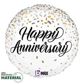 Happy Anniversary 18" Foil Balloon