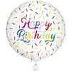 Happy Birthday Confetti Balloon