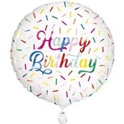 Happy Birthday Confetti Balloon
