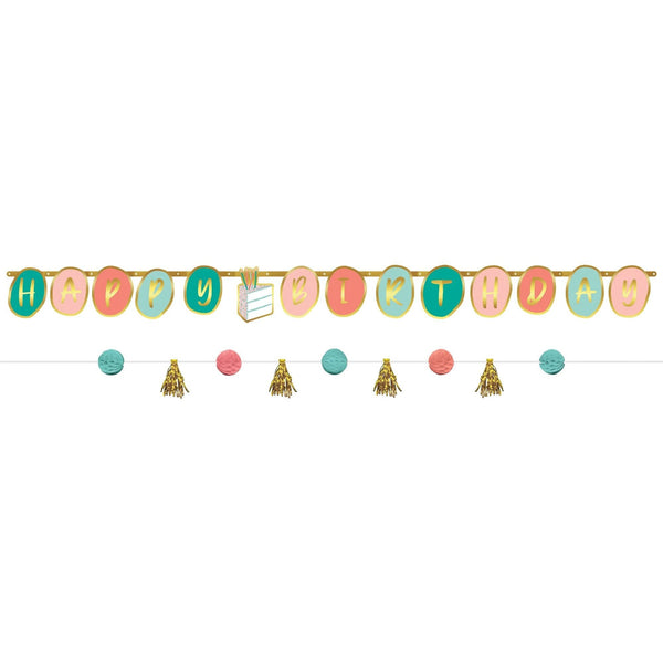 Happy Bright Birthday Banner Kit