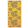 Happy New Year Metallic Square Curtain