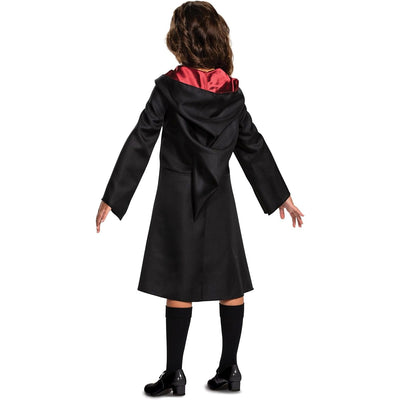 Harry Potter Hermione Granger Classic Girls Costume, Black & Red, Kids Size Large 10-12