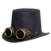 Hat with Goggles - Black - OS