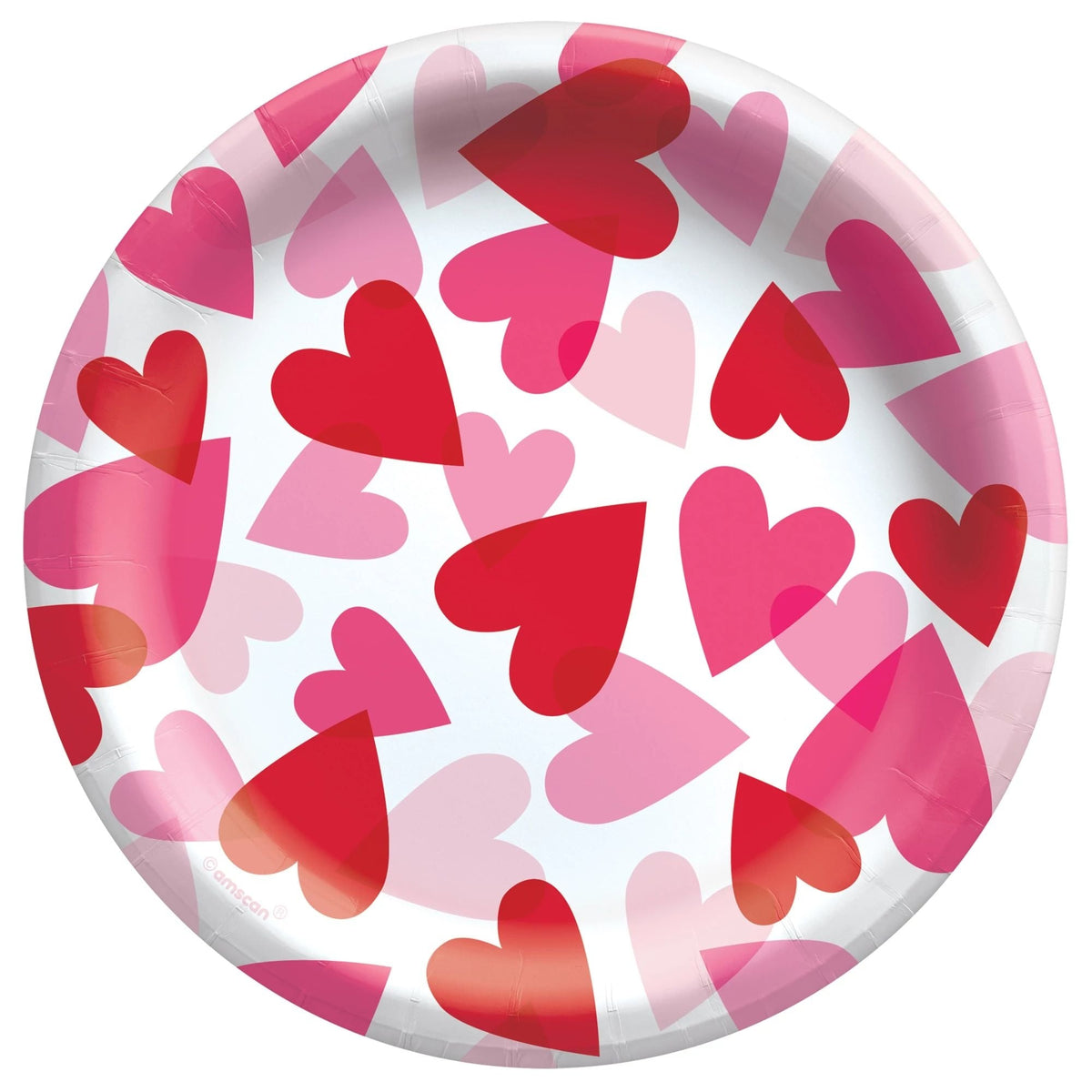 Heart Party 7” Paper Plates