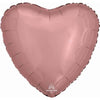 Heart-Shaped 18" Foil Balloon in Rose Gold