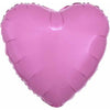 Heart-Shaped 18" Metallic Foil Balloon in Pink