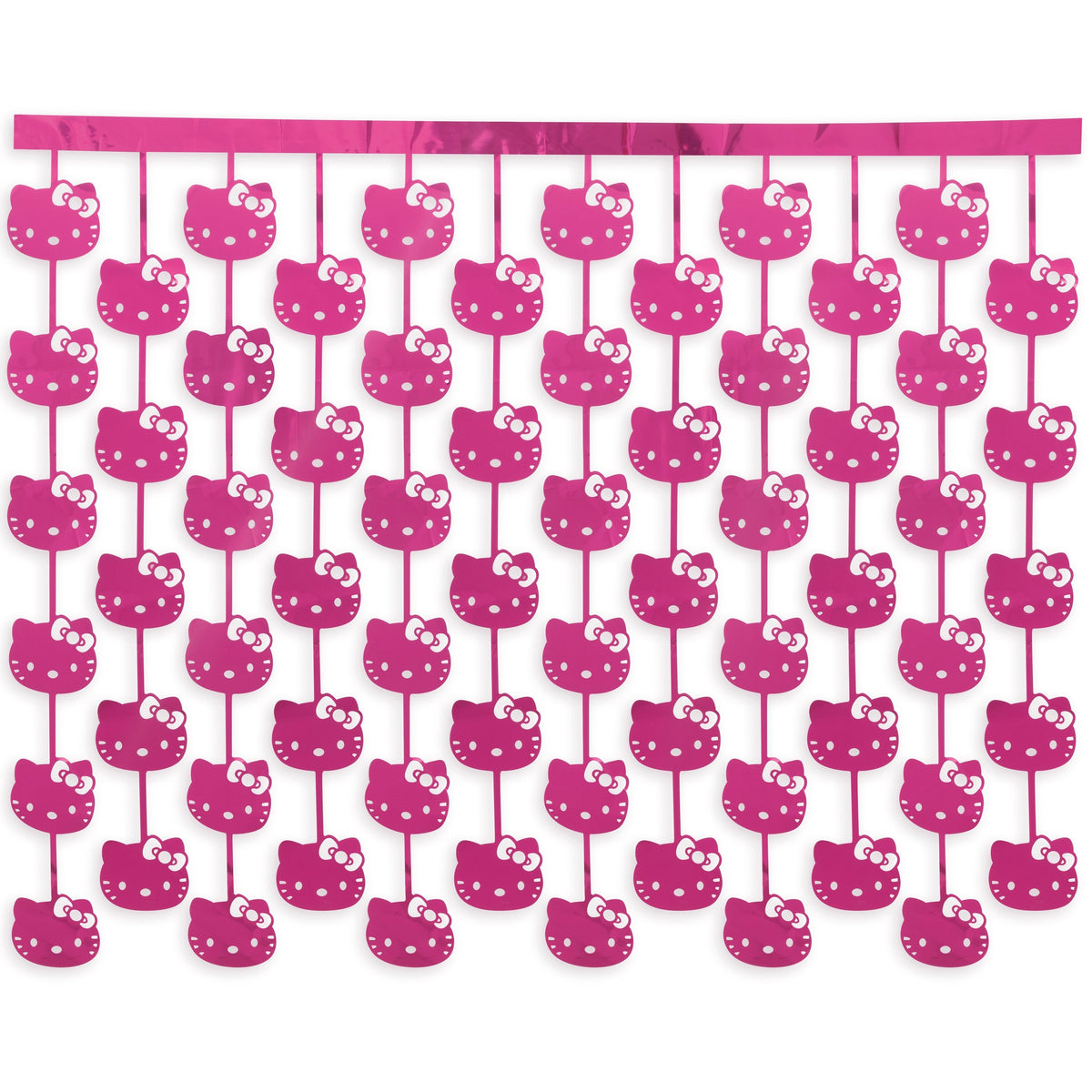 Hello Kitty Face Pack Foil Fringe Backdrop
