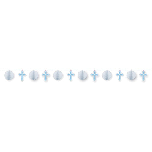 Honeycomb Trimmer - Sweet Christening Blue