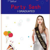 I Graduated Black & Gold Sash