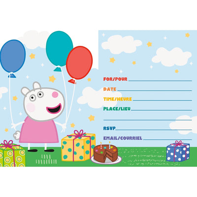 Invitations - Peppa Pig™, 8 Count