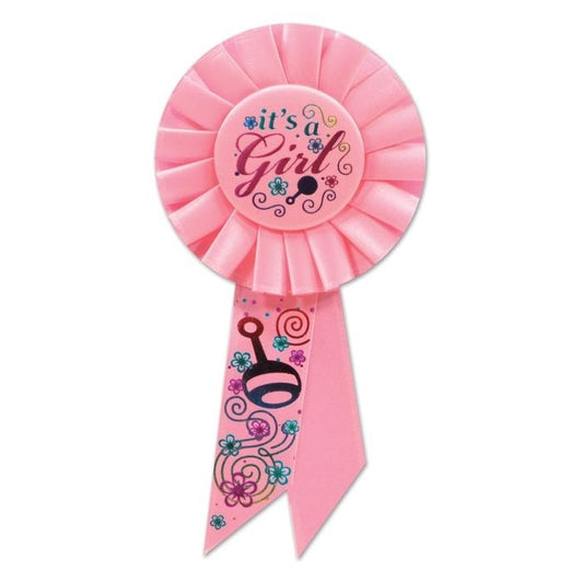 It's a Girl Rosette