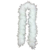 Jumbo White Feather Boa 6' 60g