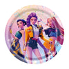 KPop Anime Singing Idols 7" Dessert Plates, 24 Count