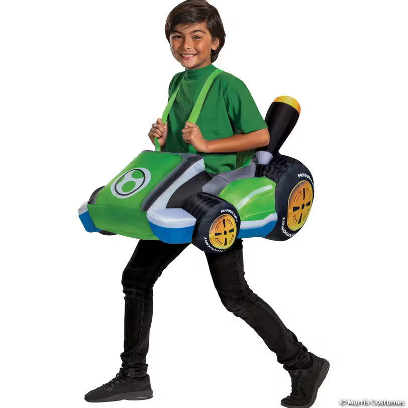 Super Mario Brothers Inflatable Yoshi Cart Kids Costume