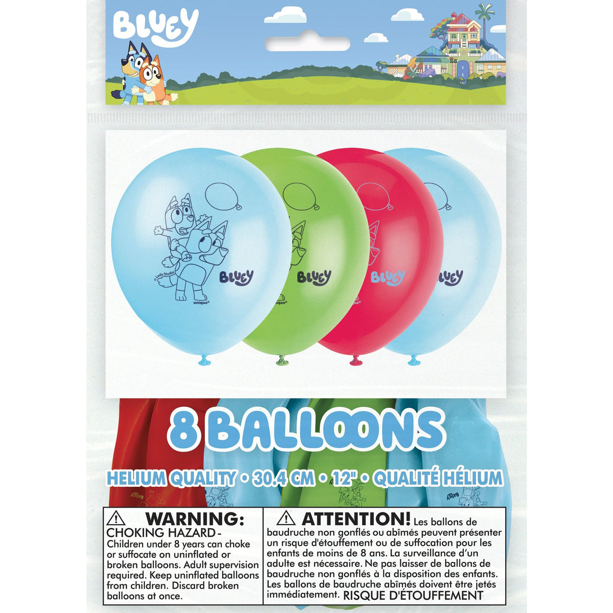 Latex Balloon - Bluey