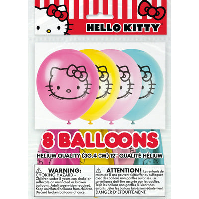 Latex Balloons - Hello Kitty Assorted, 12"