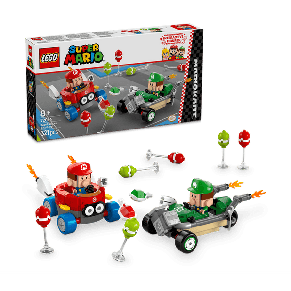 Lego Mario Kart™ – Baby Mario vs. Baby Luigi