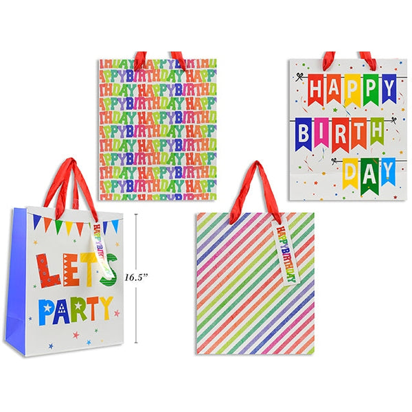 Let's Party Gift Bag Large 32x42x11.5cm Assorted