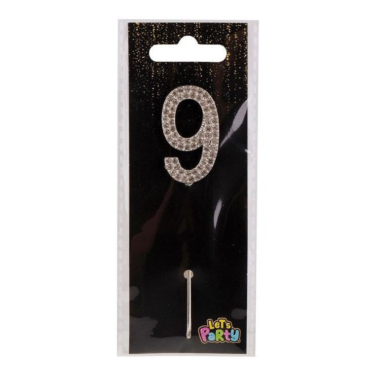 Let's Party Rhinestone Cake Topper #9