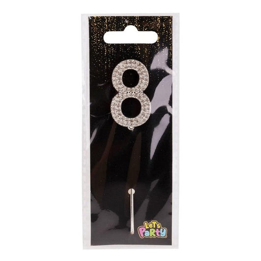 Let's Party Rhinestone Cake Topper #8