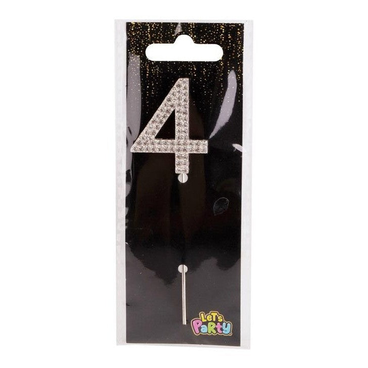 Let's Party Rhinestone Cake Topper #4