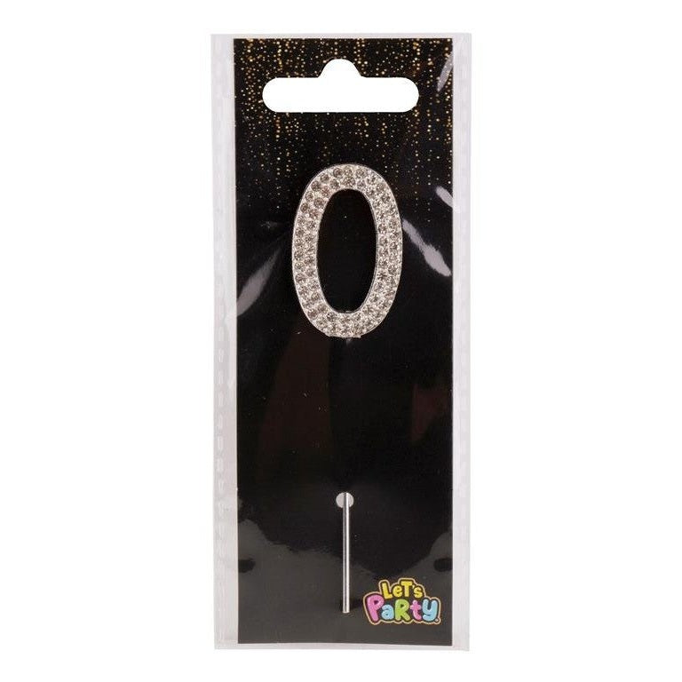 Let's Party Rhinestone Cake Topper #0