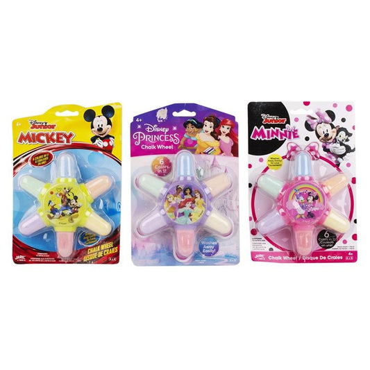 Licensed 6-Color Chalk Wheel Assorted
