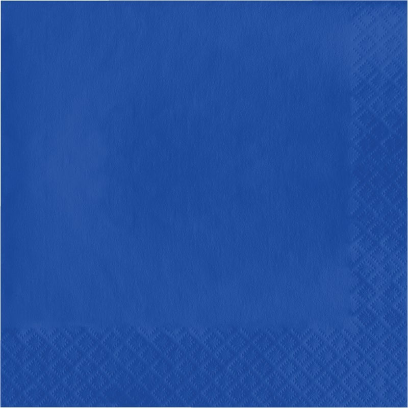 Lunch Napkins 50 Count 2 Piece Cobalt