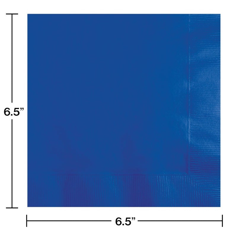 Lunch Napkins 50 Count 2 Piece Cobalt