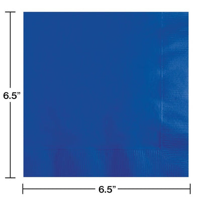 Lunch Napkins 50 Count 2 Piece Cobalt