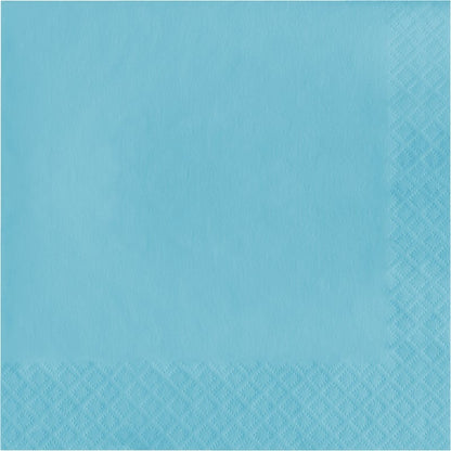 Lunch Napkins 50 Count 2 Piece Pastel Blue