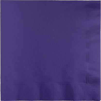Lunch Napkins 50 Count 2 Piece Purple