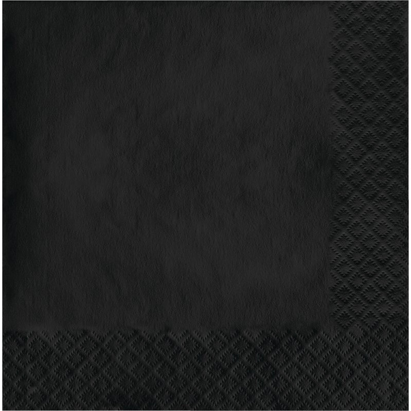 Luncheon Napkin 50 Count 2-Ply Black Velvet