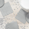 Luncheon Napkin 50 Count 2-Ply Shimmering Silver
