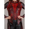 Marvel Adult Scarlet Witch Hero Costume, Womens Halloween Costume - Officially Licensed Large, Red Size 10-12