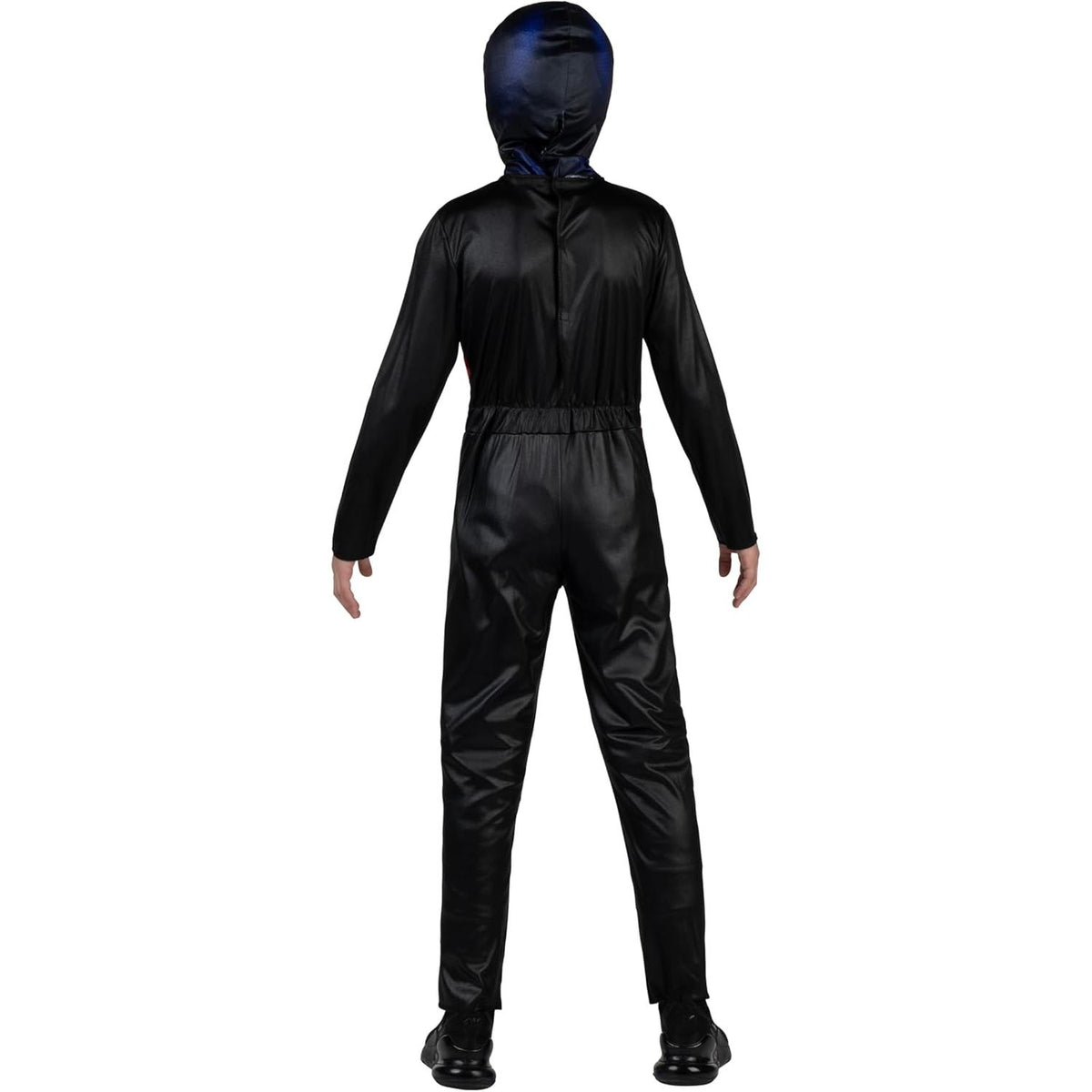 Marvel's Official Miles Morales Halloween Costume Poly Jersey Jumpsuit with Fabric Mask