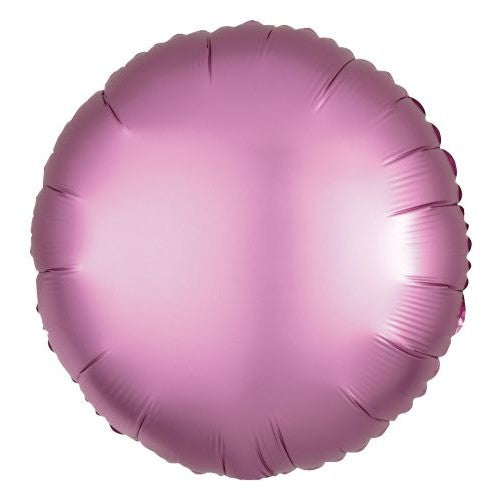 Matte Pink Round Foil Balloon 18"