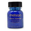 Mehron Liquid Makeup - Blue 1oz