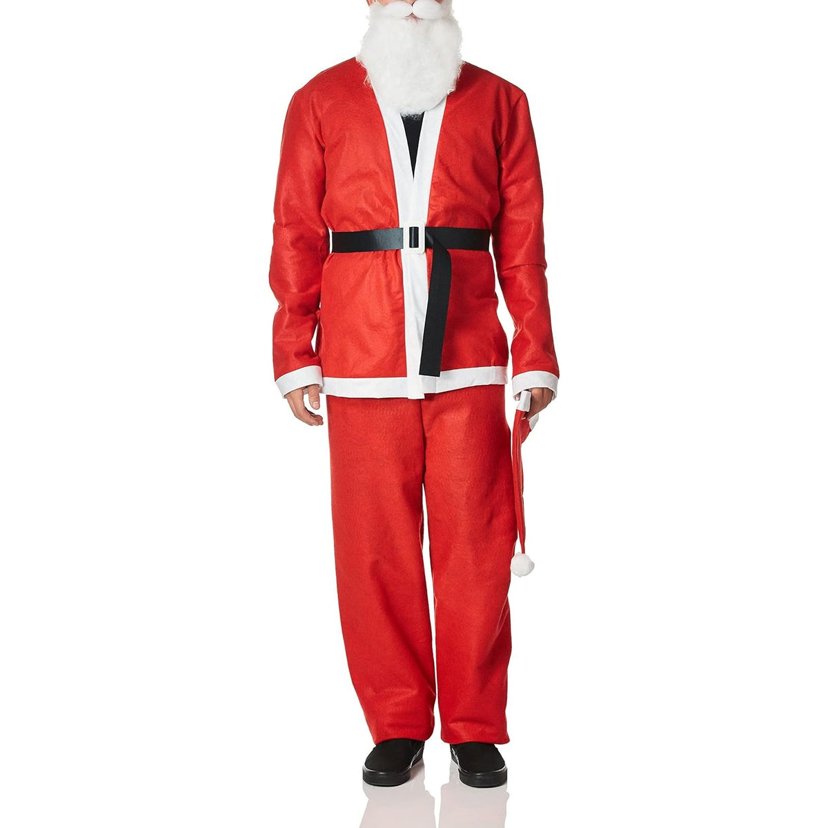 Men's Adult Pub Crawl Santa Suit, Red/White, One Size
