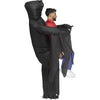 Men's Ghost Face Piggy Back Inflatable Costume, One Size Standard up to 200lbs
