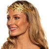 Metal Gold Leaf Half Headband